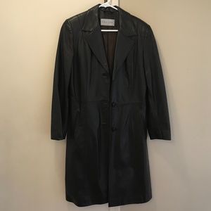 Elisa Grey Women's Leather jacket, made in Paris